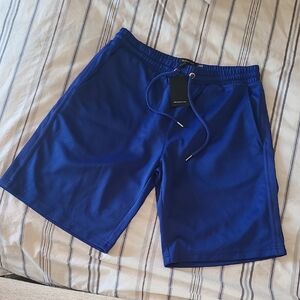 Bugatchi Blue Mens Athletic Shorts. Medium